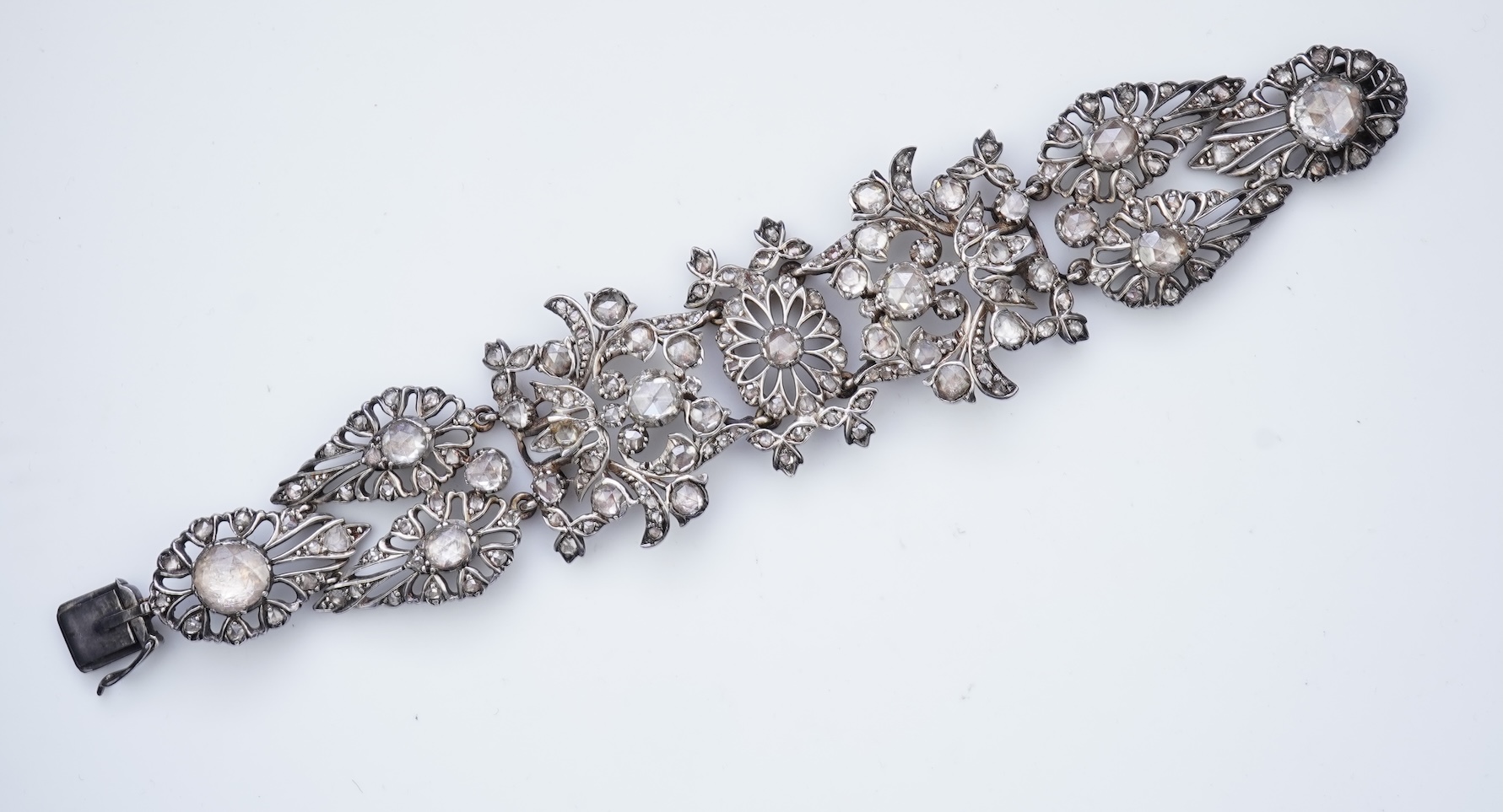 A diamond bracelet, possibly Spain or Portugal, 19th century